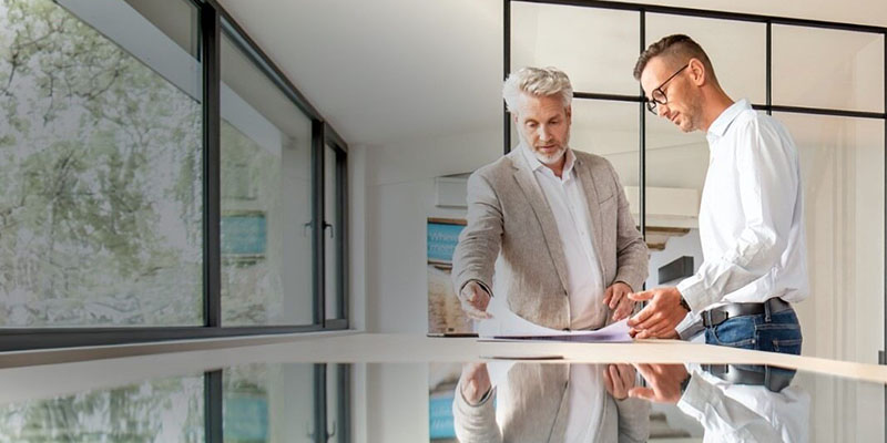 Building supporting building owners and managers