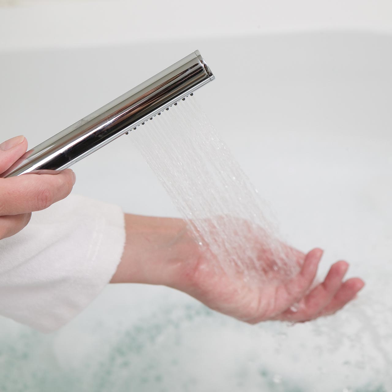 Handheld Shower Head With Warm Water