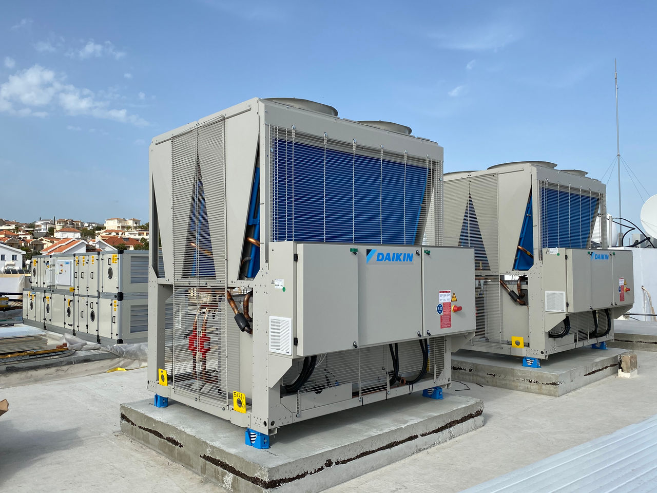 HVAC installed on building